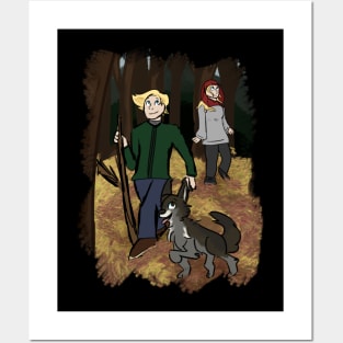 Walking in the forest Posters and Art